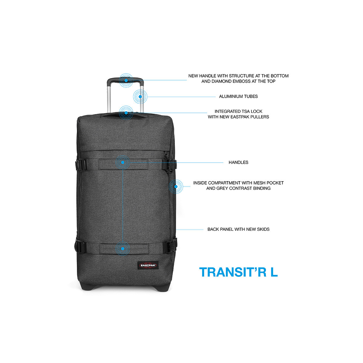 Valise Eastpak Transit’R L 121L