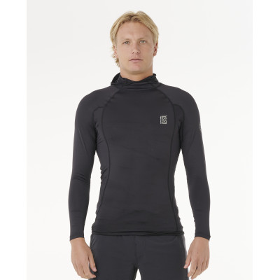 Lycra à Capuche Manches Longues Rip Curl Search UPF Perf - Black
