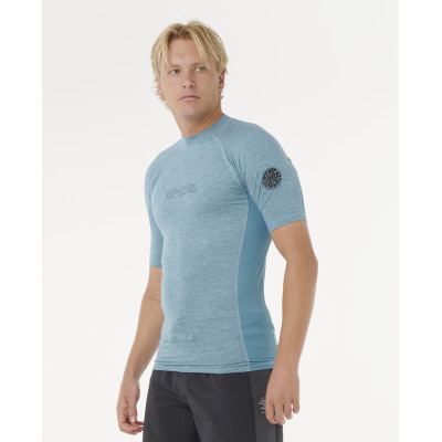 Lycra Manches Courtes Rip Curl Homme Dawn Patrol UPF Perf - Storm Blue
