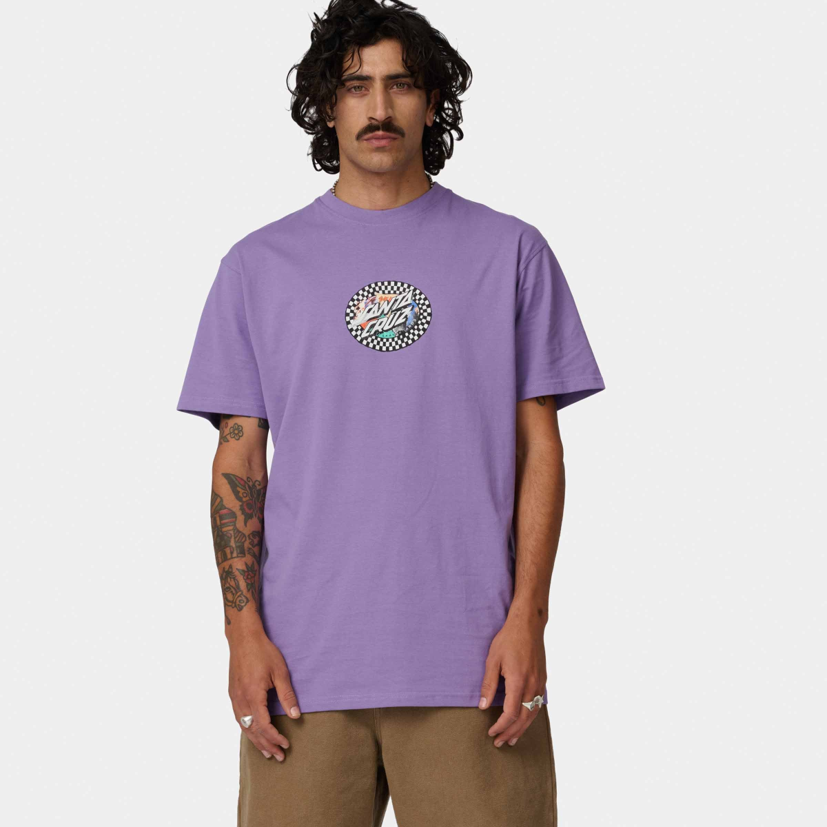 T-Shirt Santa Cruz Collage Oval Dot