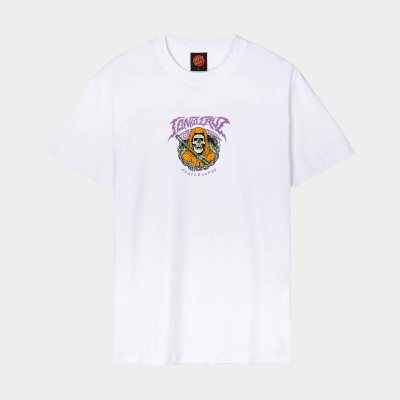 T-Shirt Santa Cruz Out Of Time Front - White