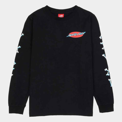 T-Shirt ML Santa Cruz Enfant Salba Voodoo - Black