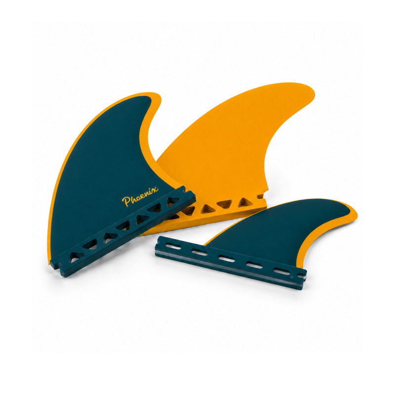 Dérives de Surf Phoenix Twin+1 Futures Fiberglass
