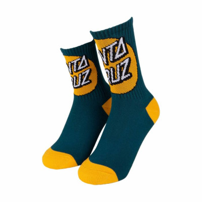 Chaussette Santa Cruz Enfant Ovrsz Other Dot (2pack) - Green/Yellow