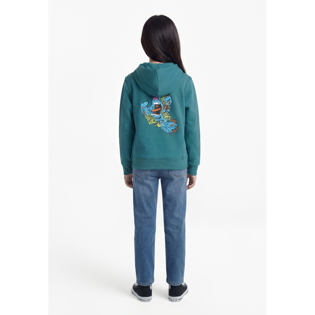 Sweat A Capuche Santa Cruz Enfant Roskopp Screaming Five