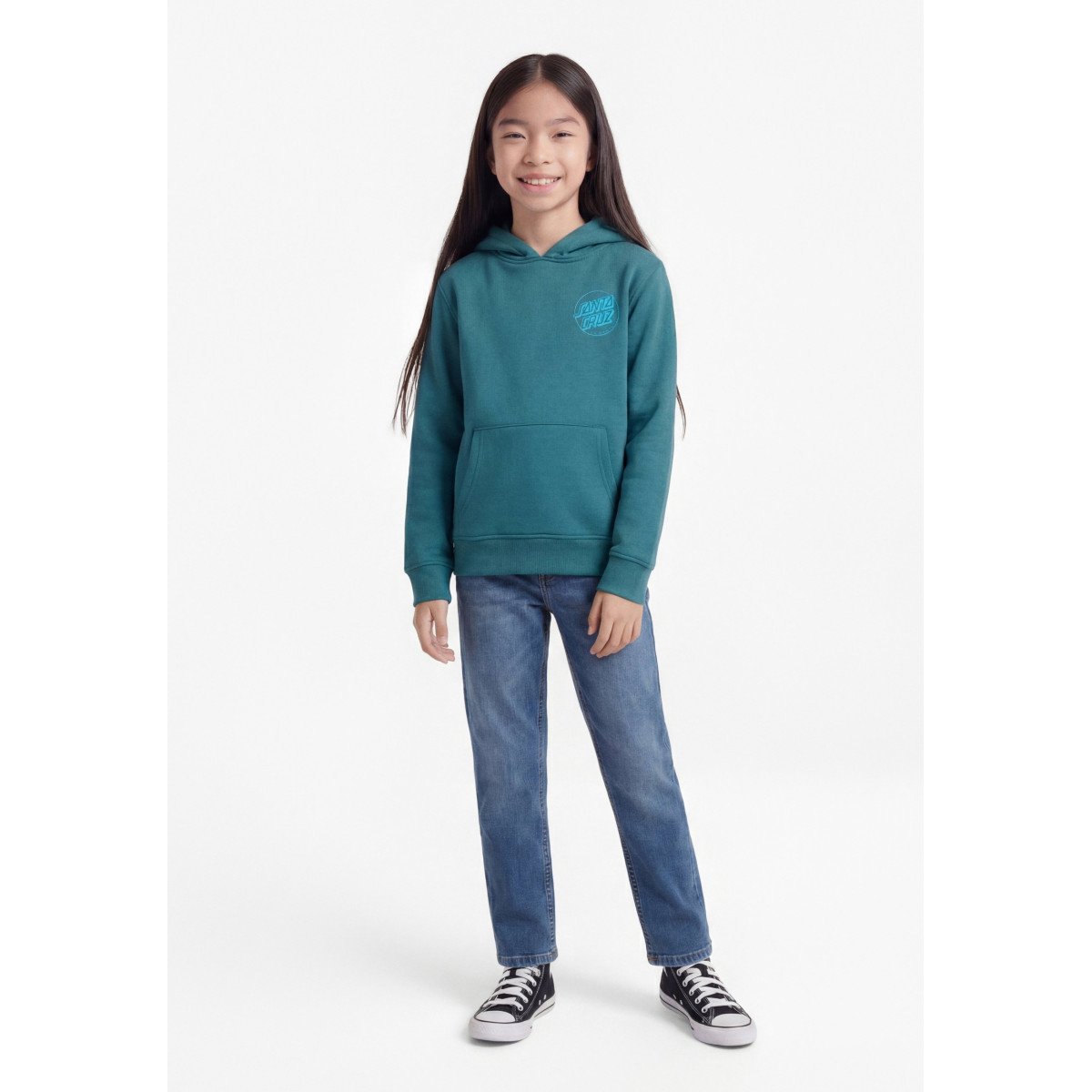 Sweat A Capuche Santa Cruz Enfant Roskopp Screaming Five