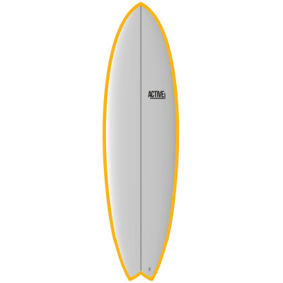 Planche de Surf Active Fish Color - Tangerine - 7'2