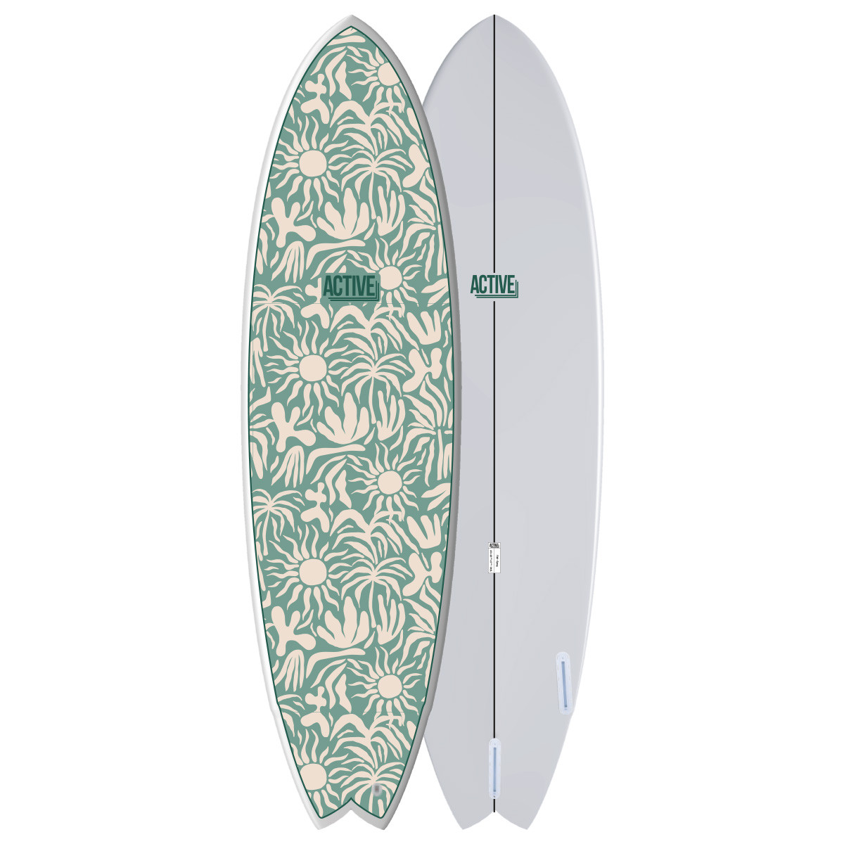 Planche de Surf Active Fish Wild Bloom