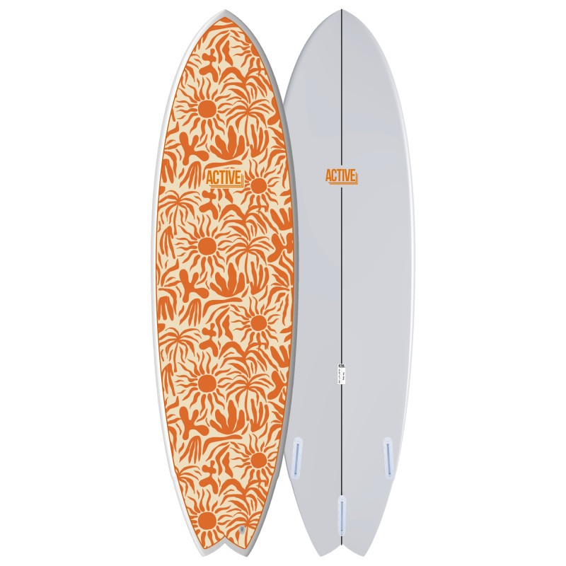 Planche de Surf Active Fish Wild Bloom