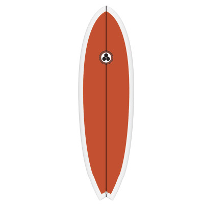 Planche de Surf Al Merrick G Skate Futures Color - Brick - 5'6