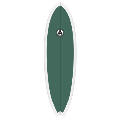 Planche de Surf Al Merrick G Skate Futures Color - Forest - 5'9