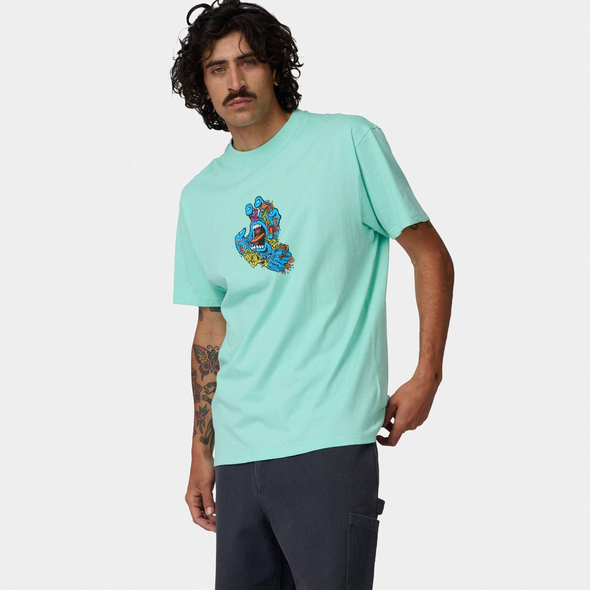 T-Shirt Santa Cruz Roskopp Screaming Five Front