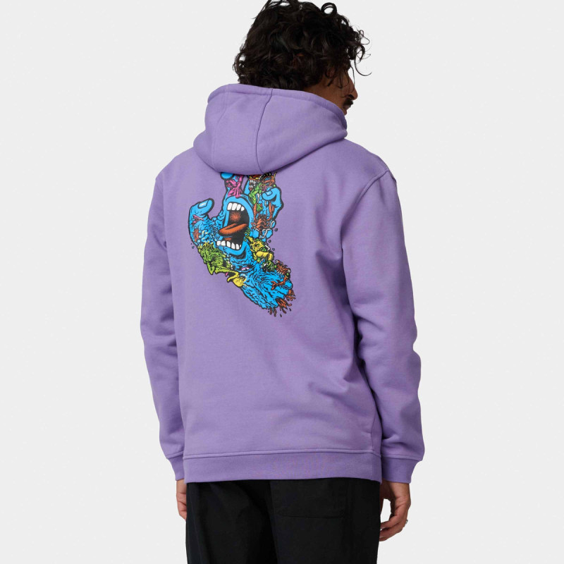 Sweat A Capuche Santa Cruz Roskopp Screaming Five