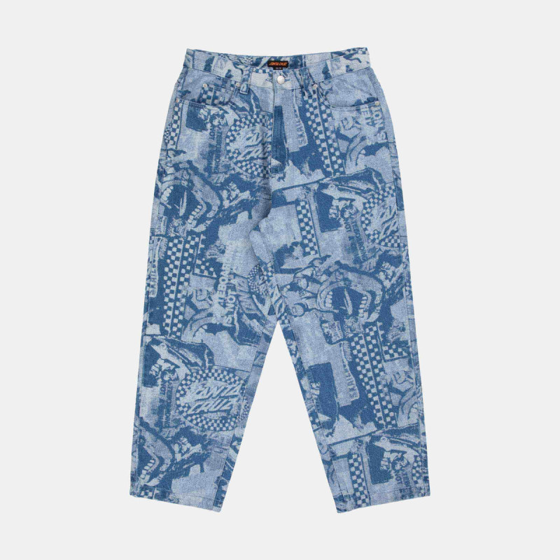 Pantalon Santa Cruz Big Pant Stonewash Collage