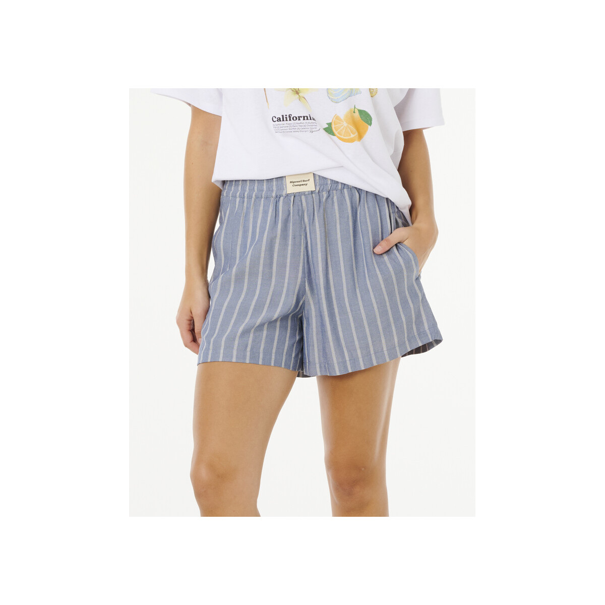 Short Rip Curl Beach Days Pinstripe