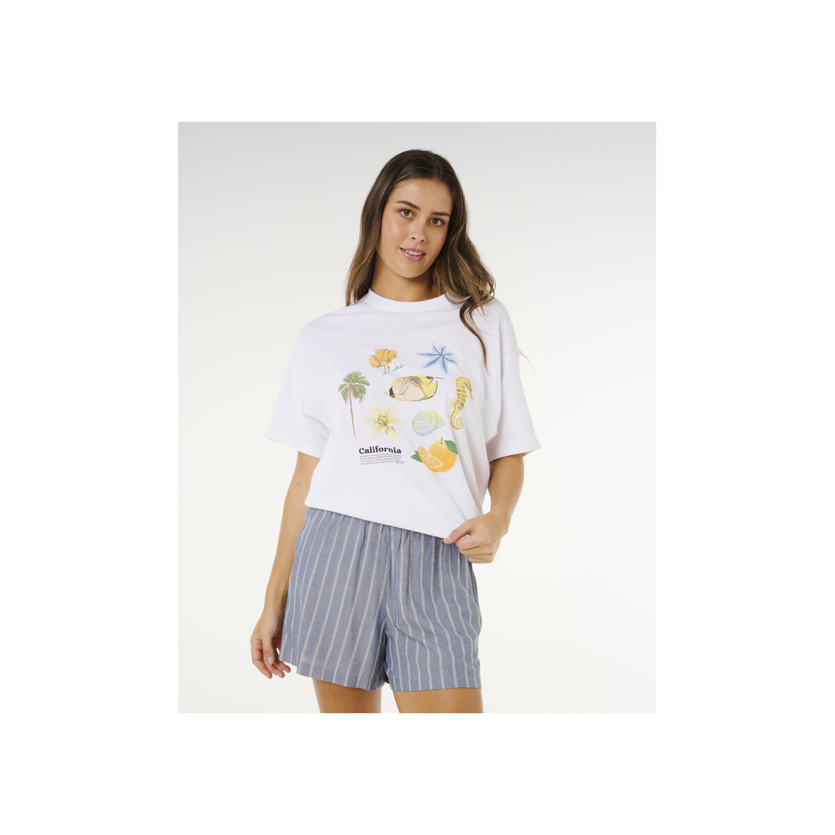 Short Rip Curl Beach Days Pinstripe