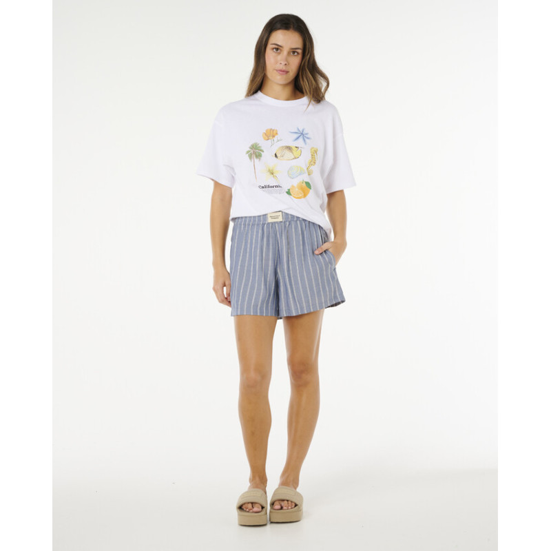 Short Rip Curl Beach Days Pinstripe