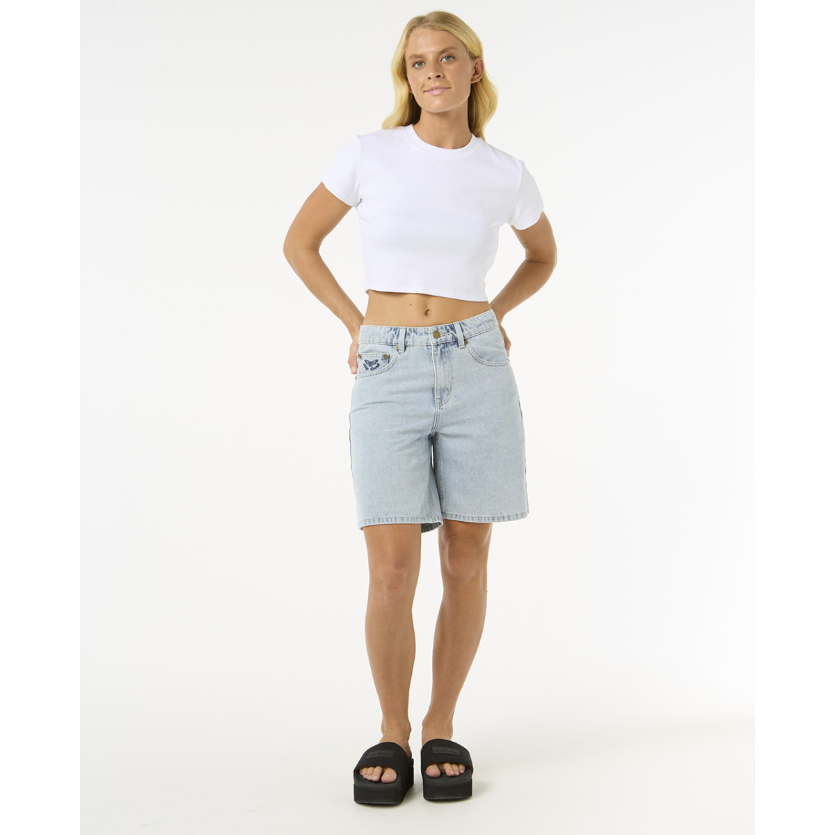 Short Rip Curl Aggie Relaxed Denim