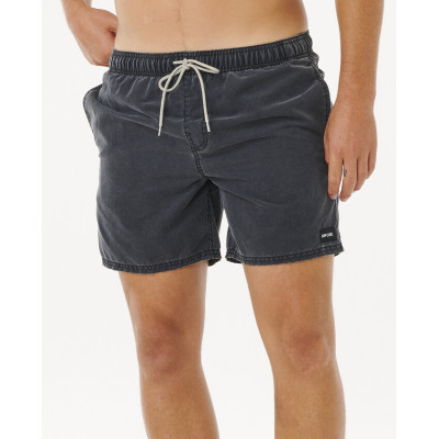 Boardshort Rip Curl Offset Washed Volley - Black