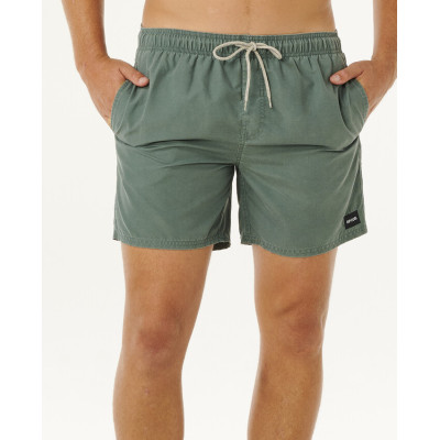 Boardshort Rip Curl Offset Washed Volley - Moss