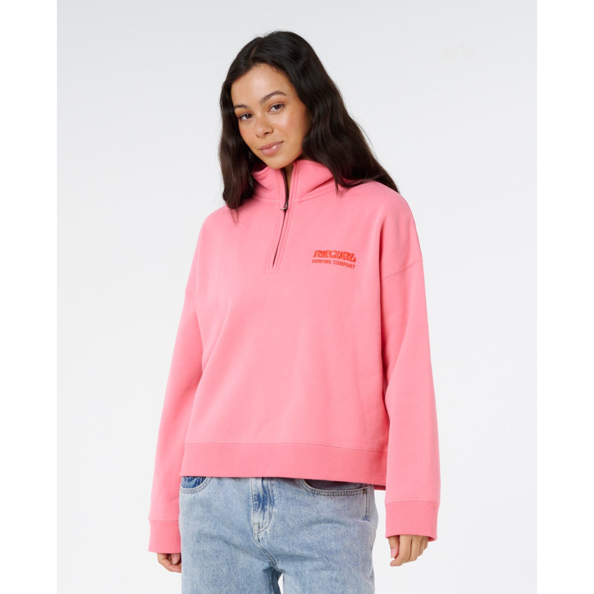 Sweat 1/4 Zip Rip Curl Surf Puff