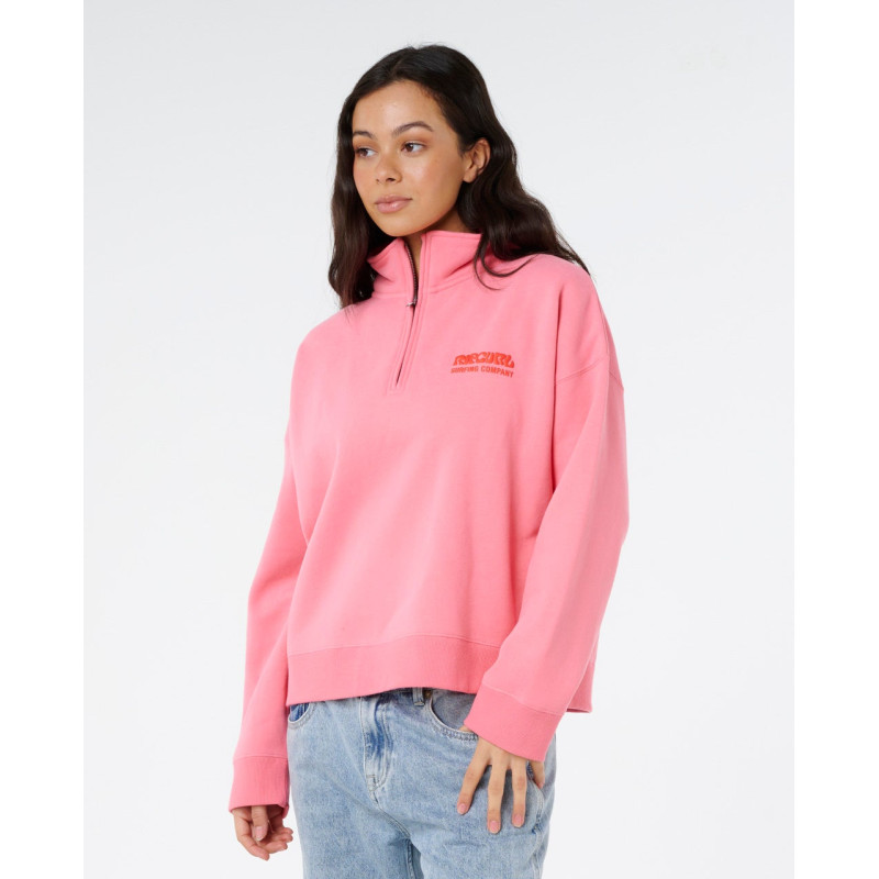 Sweat 1/4 Zip Rip Curl Surf Puff