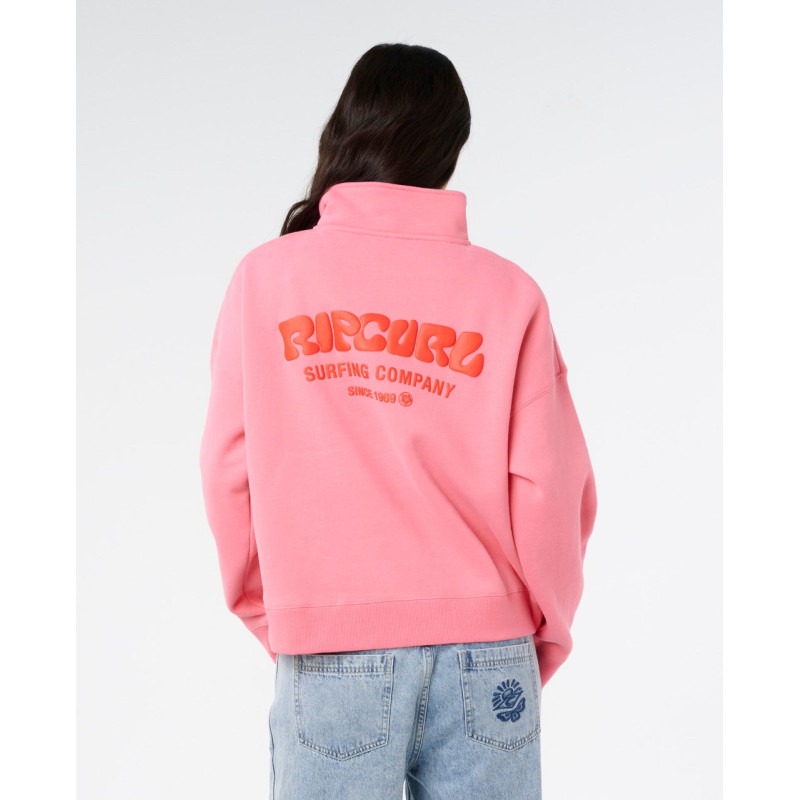 Sweat 1/4 Zip Rip Curl Surf Puff
