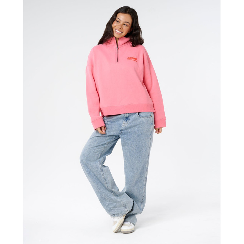 Sweat 1/4 Zip Rip Curl Surf Puff