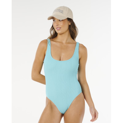 Maillot de Bain 1 Pièce Rip Curl Vibe Surf - Sea Blue