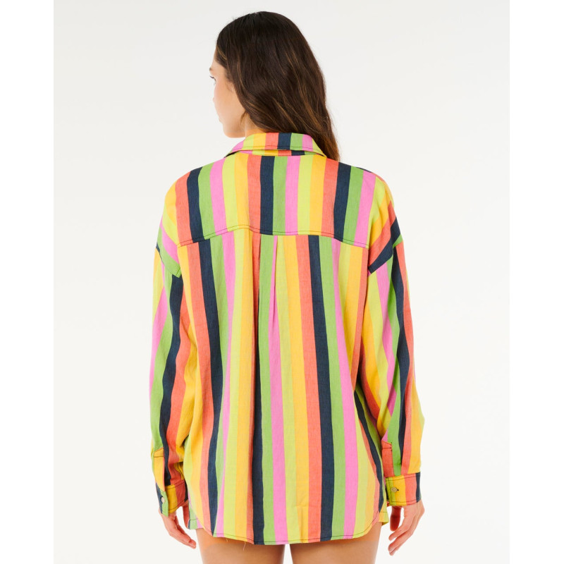 Chemise Rip Curl Rio Farm Neon Stripe Relaxed