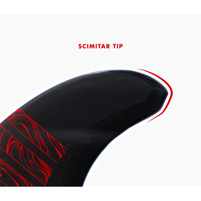 Dérives de Surf Futures Twin+1 Vector 3/2 Reverse Alpha 