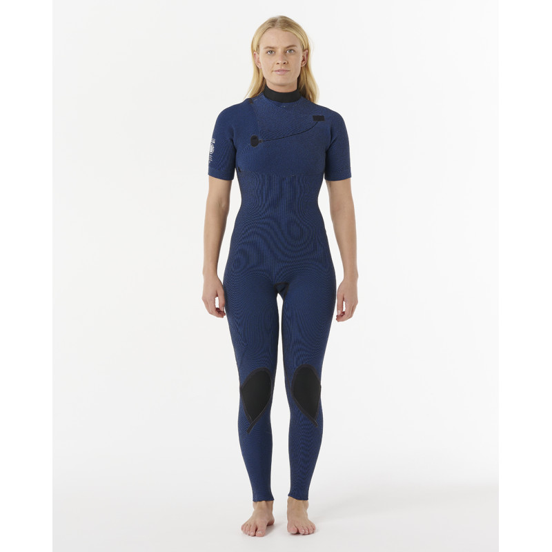 Combinaison De Surf Manches Courtes Rip Curl Femme E Bomb 2/2 Zip Free