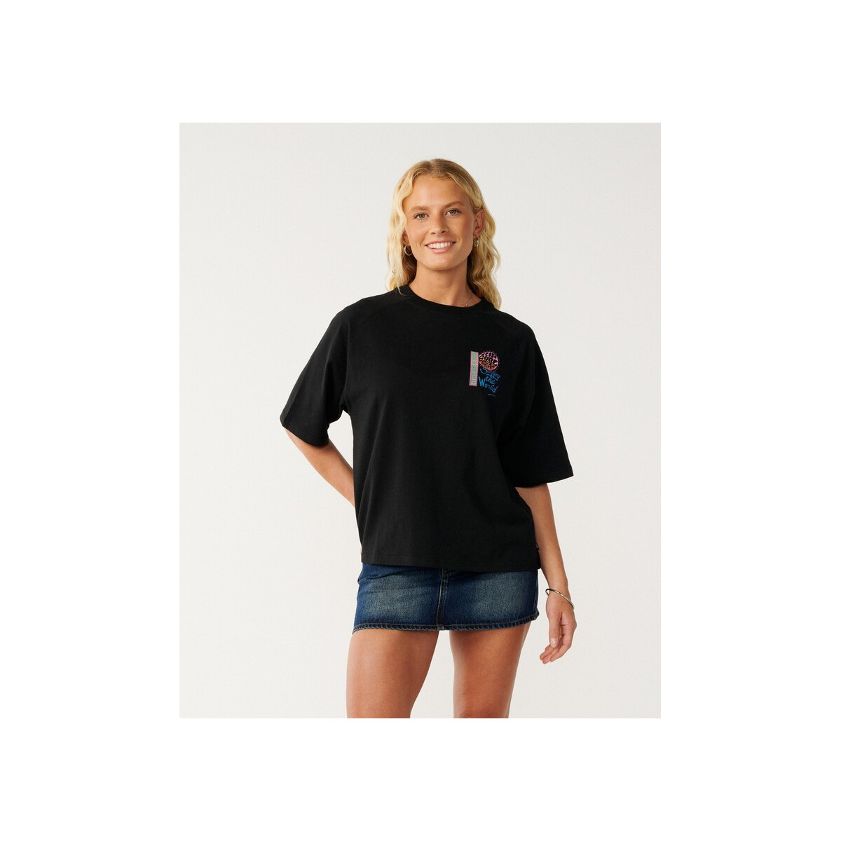 T-Shirt Rip Curl Surf The World Boxy