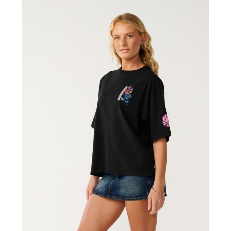 T-Shirt Rip Curl Surf The World Boxy