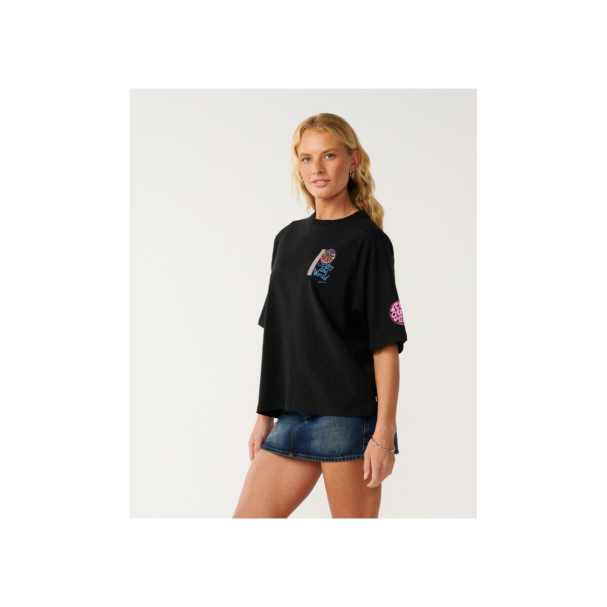 T-Shirt Rip Curl Surf The World Boxy