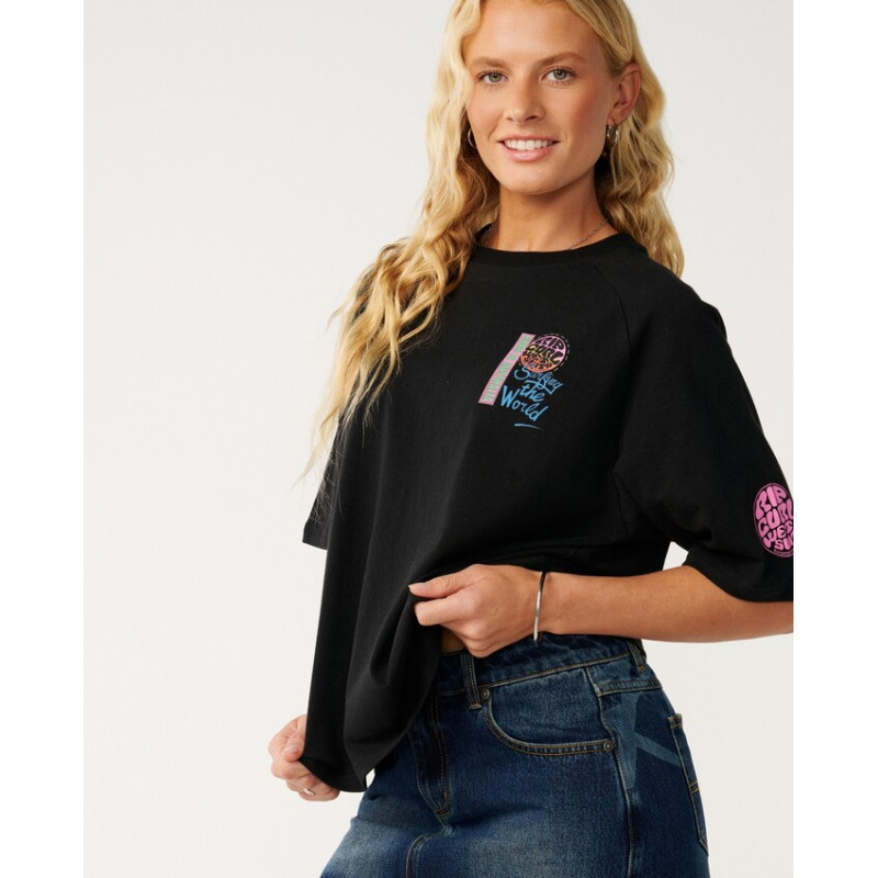 T-Shirt Rip Curl Surf The World Boxy