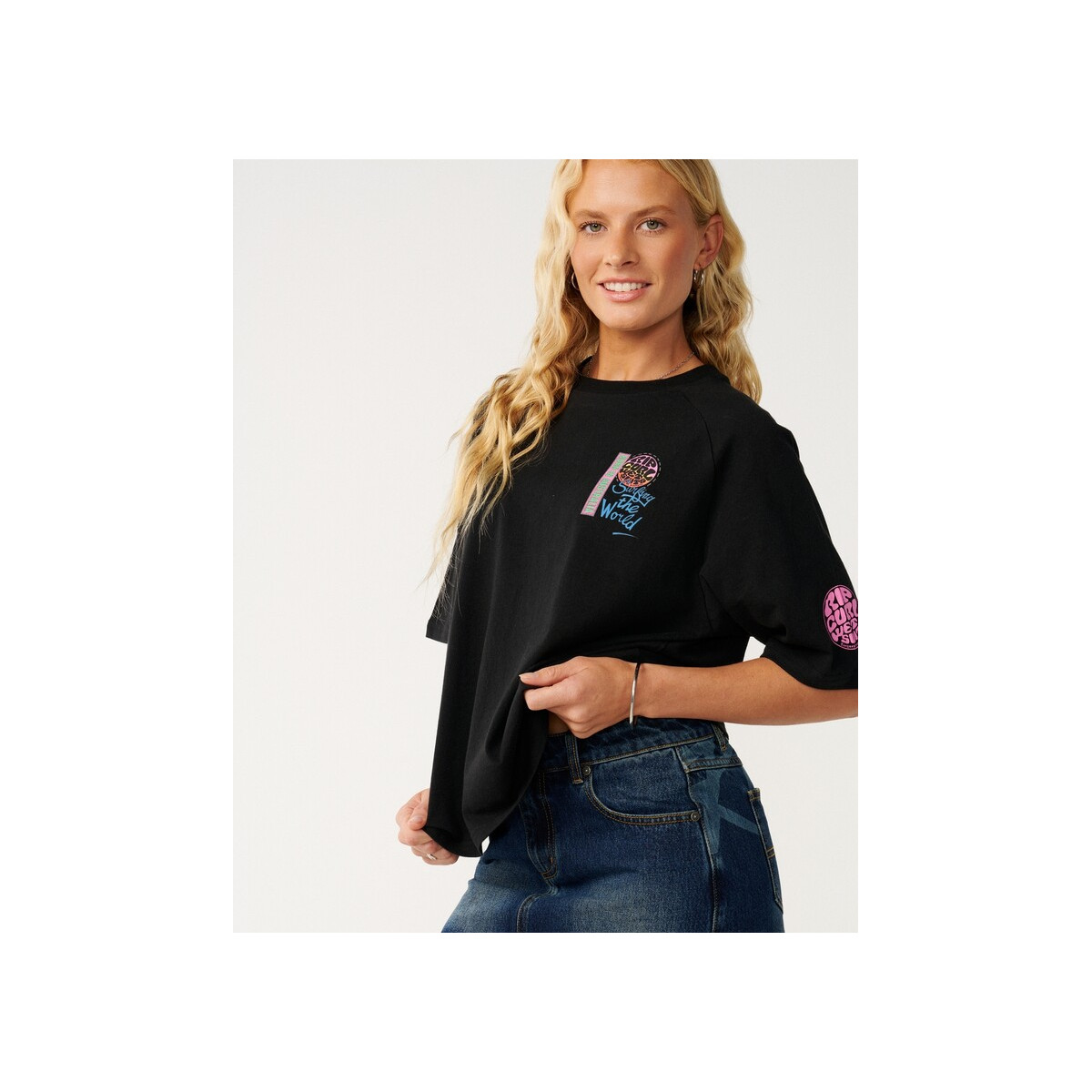 T-Shirt Rip Curl Surf The World Boxy