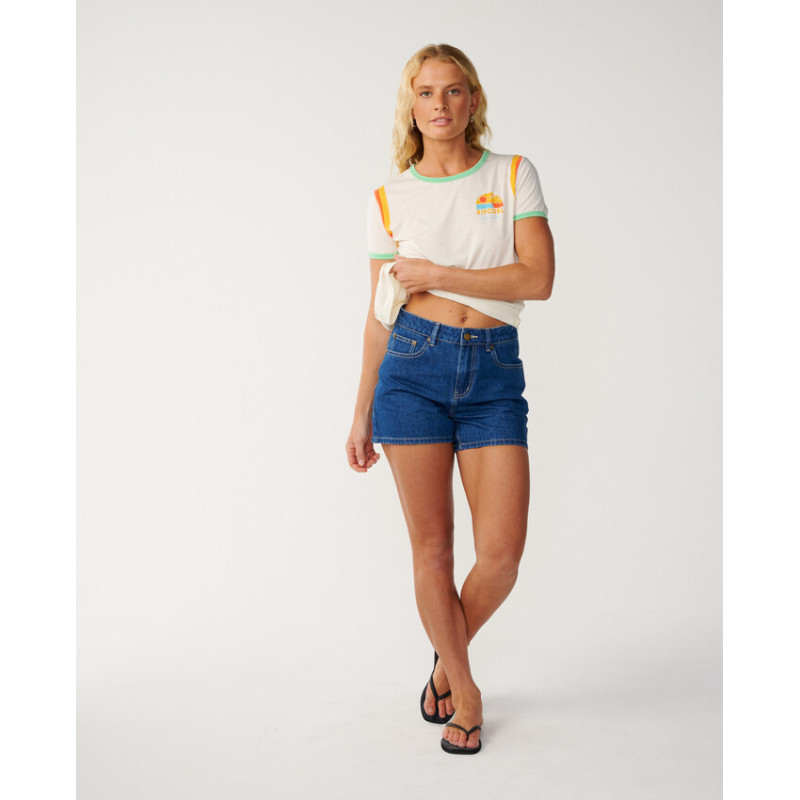 T-Shirt Rip Curl Line Up Ringer Standard