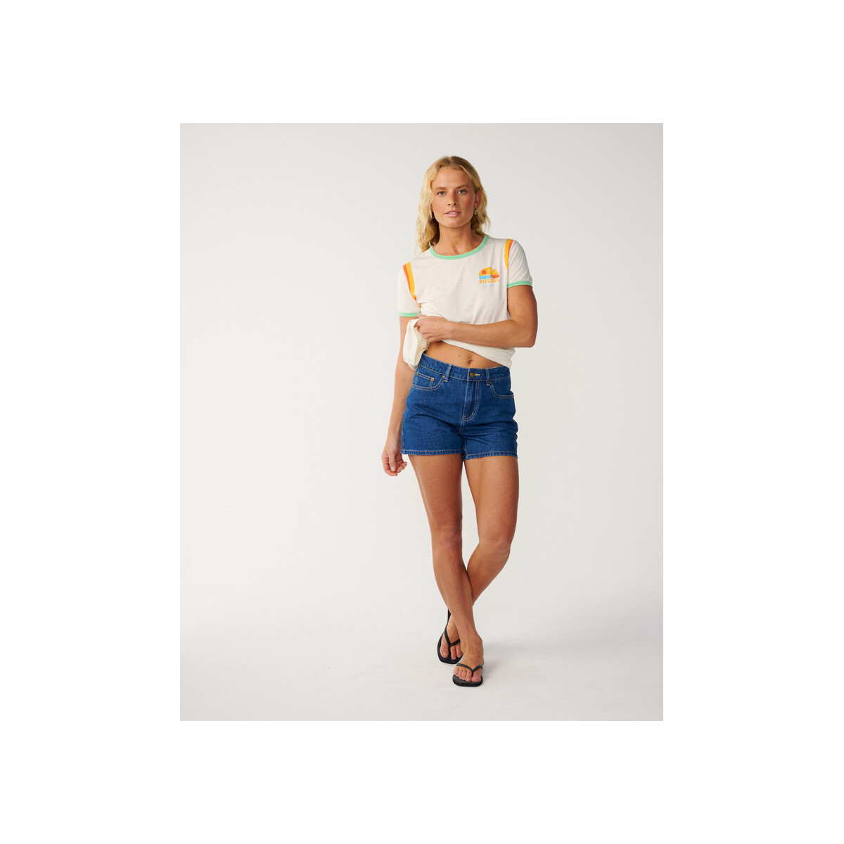 T-Shirt Rip Curl Line Up Ringer Standard
