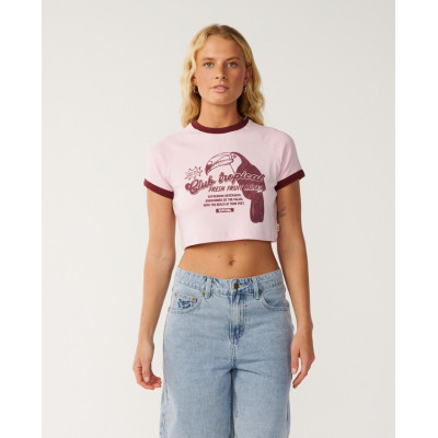 T-Shirt Crop Top Rip Curl Bossa Nova 