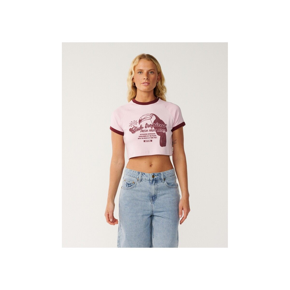 T-Shirt Crop Top Rip Curl Bossa Nova 