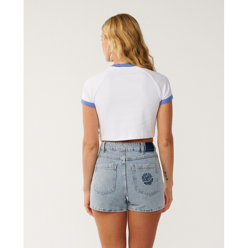 T-Shirt Crop Top Rip Curl Bossa Nova 