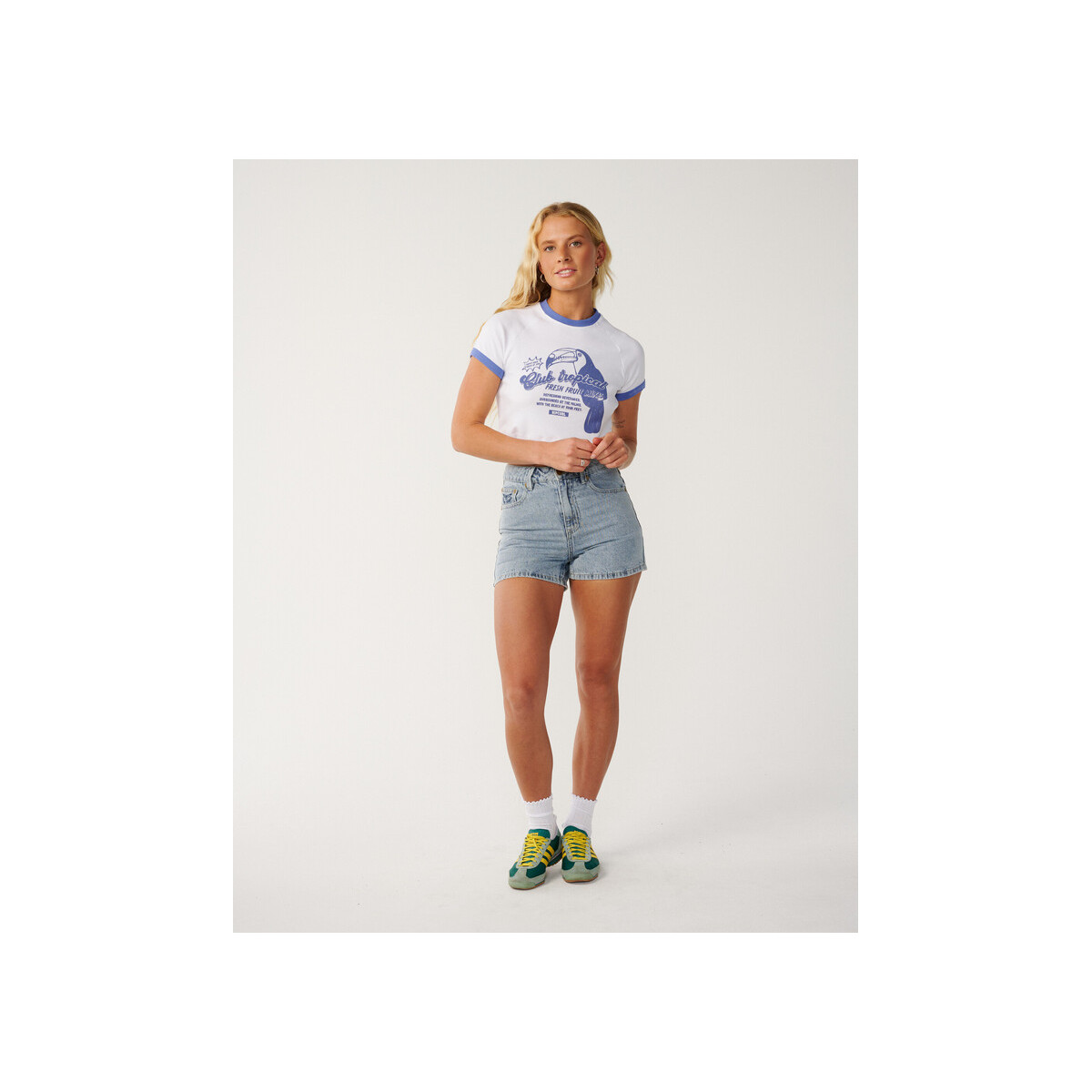 T-Shirt Crop Top Rip Curl Bossa Nova 