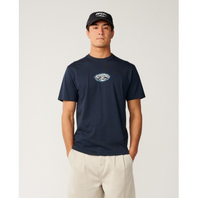 T-Shirt Rip Curl Disorder Oval - Navy