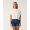 T-Shirt Crop Top Rip Curl Retro Swell
