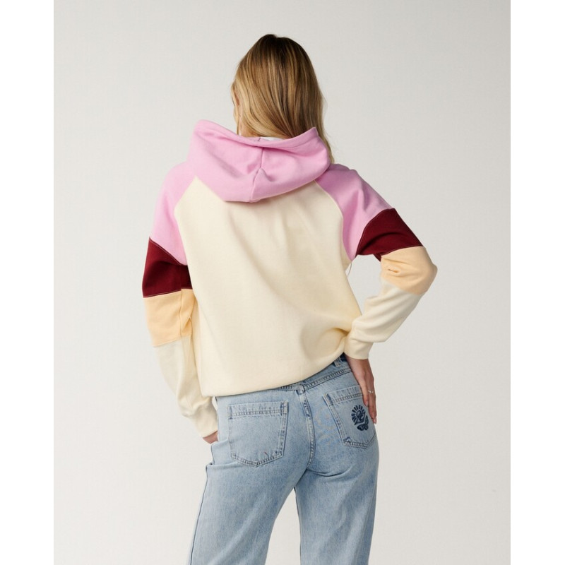 Sweat à Capuche Zippée Rip Curl Party Wave Colour Block