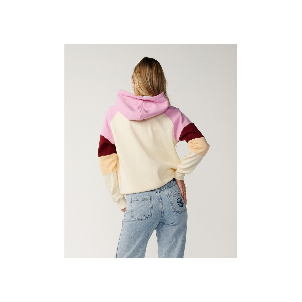 Sweat à Capuche Zippée Rip Curl Party Wave Colour Block