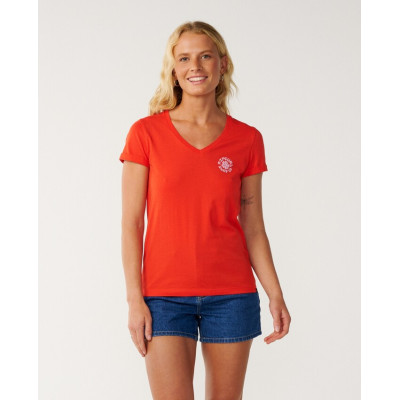 T-Shirt Rip Curl Party Wave V-Neck