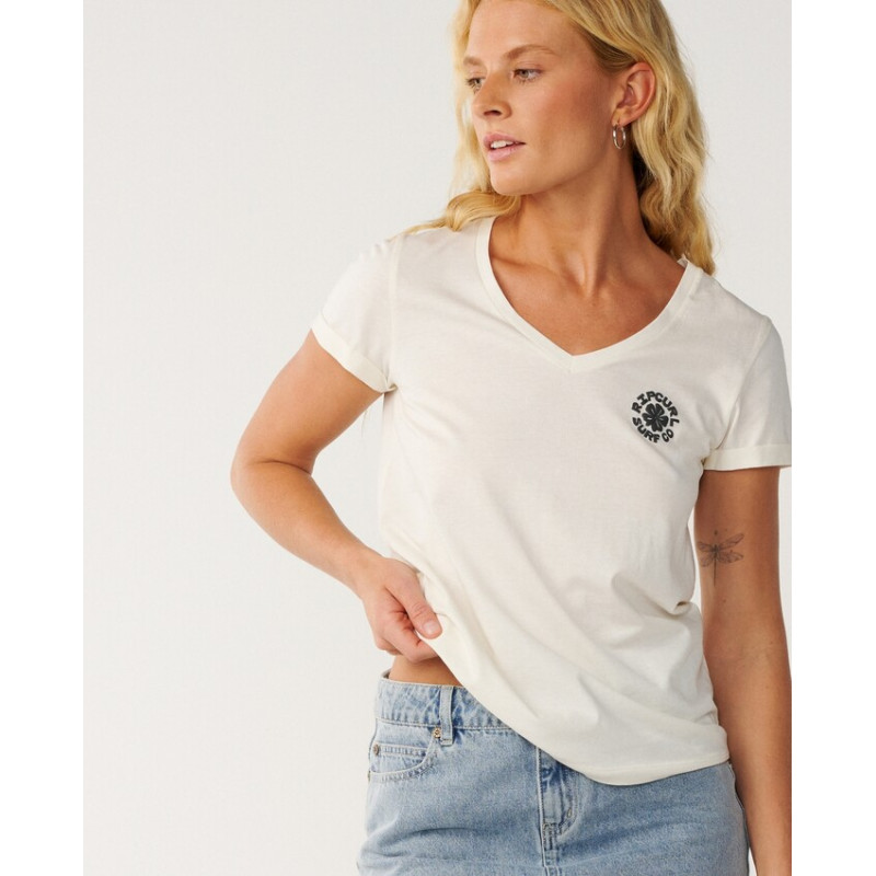 T-Shirt Rip Curl Party Wave V-Neck