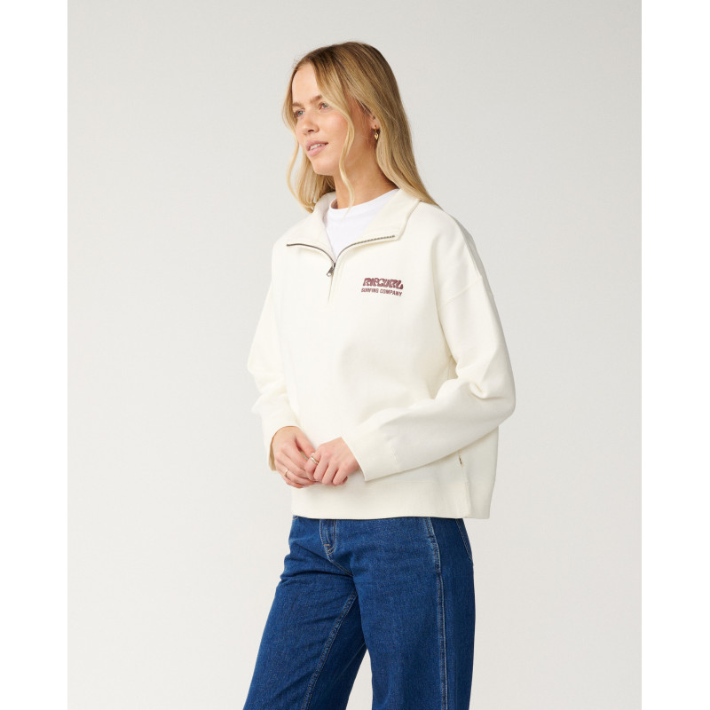 Sweat 1/4 Zip Rip Curl Surf Puff